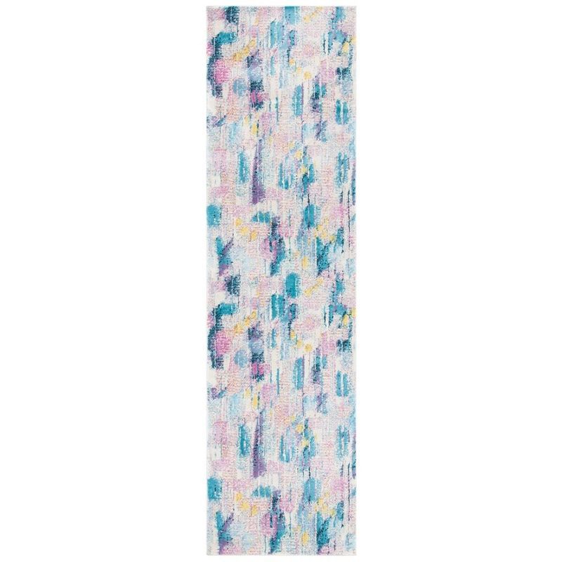 Lillian Multicolor Floral Synthetic Runner Rug