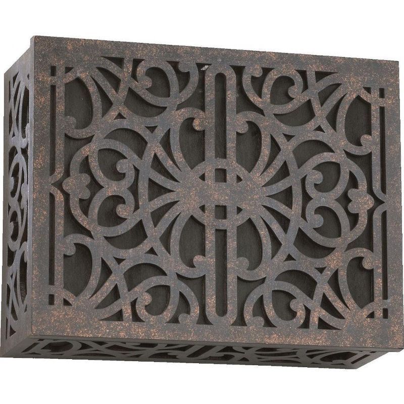Toasted Sienna Ornate Bronze Door Chime Grill Cover
