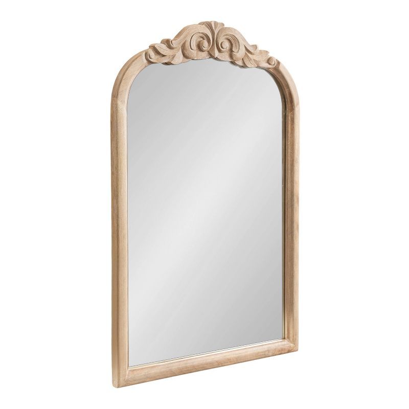 Arendahl Natural Wood 24"x36" Arch Vanity Mirror