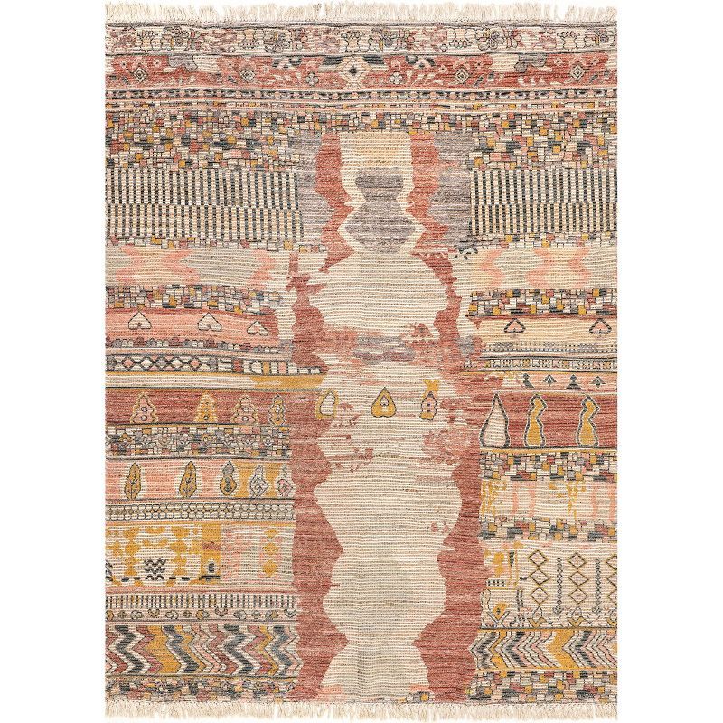 Hermina Multicolor Southwestern Synthetic 3' x 5' Area Rug