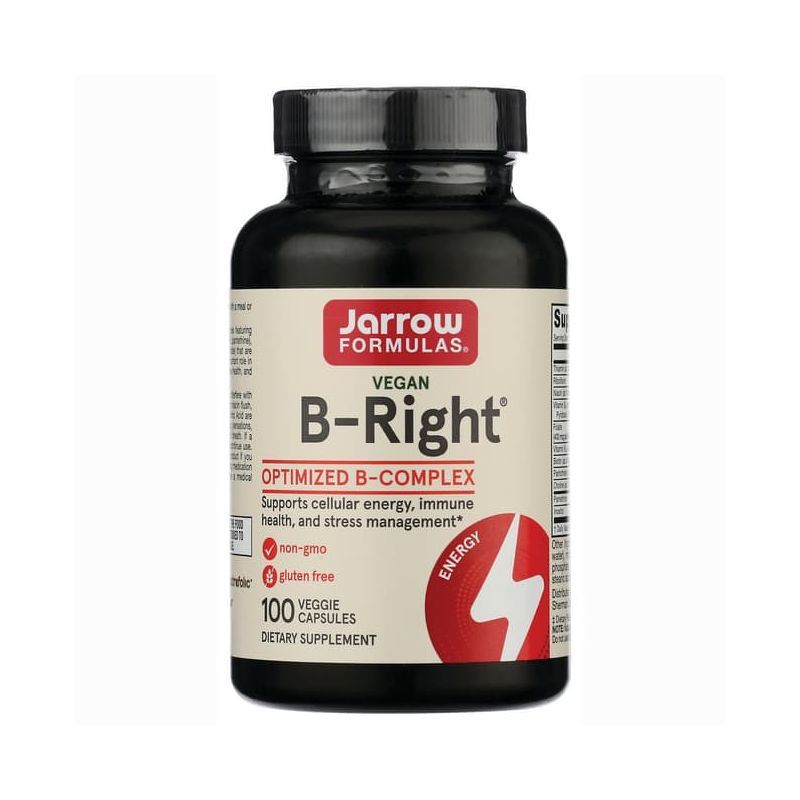 Vegan B-Right Optimized B-Complex 100 Veggie Capsules