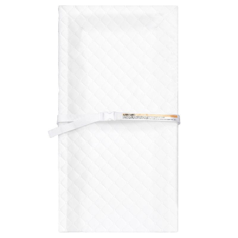 White Quilted Waterproof Contour Changing Pad 32x16 Inches