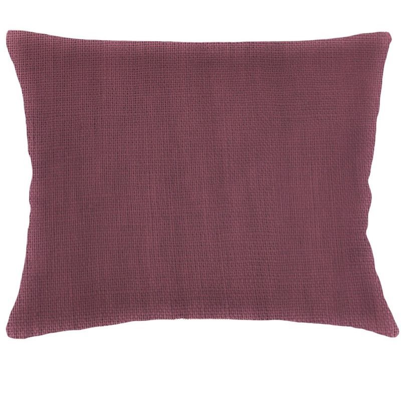 So Soft Linen Merlot Red Euro Pillow 28x36