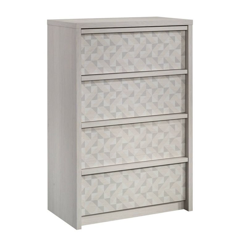 Glacier Oak Mid-Century 4-Drawer Chest