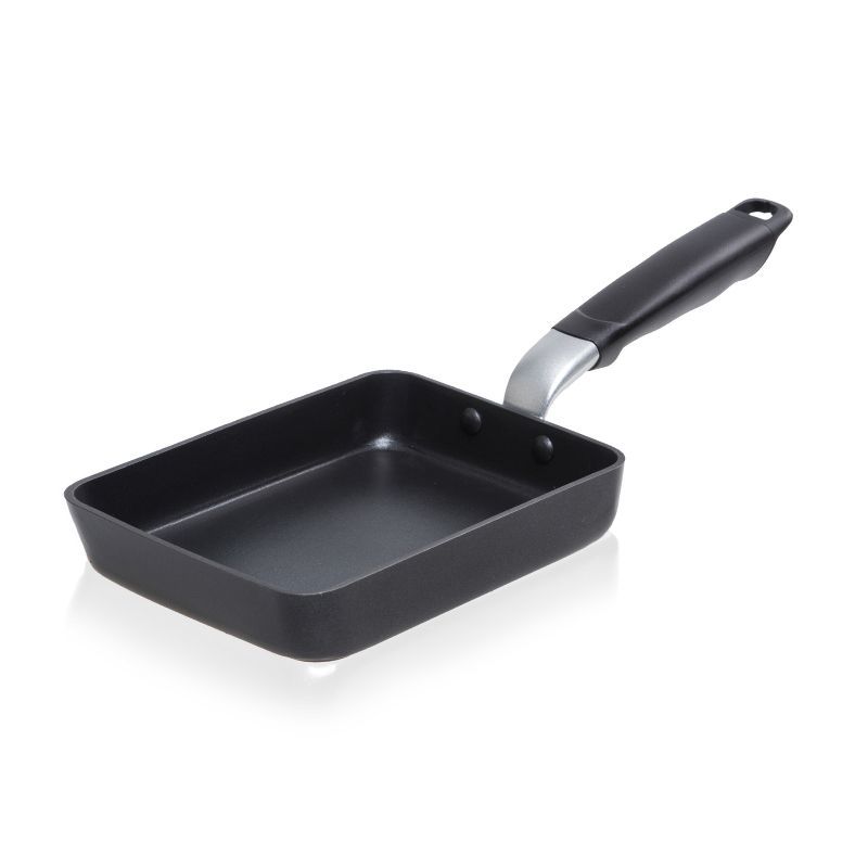 Medium Black Nonstick Aluminum Japanese Omelette Pan