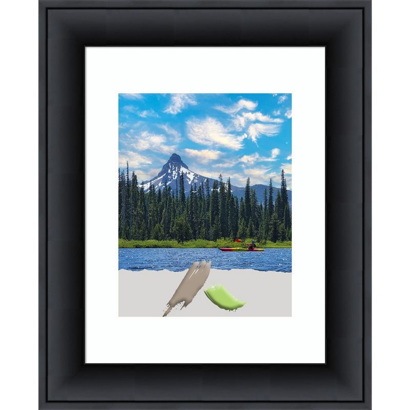 Nero Black Satin Finish Wood Wall Picture Frame