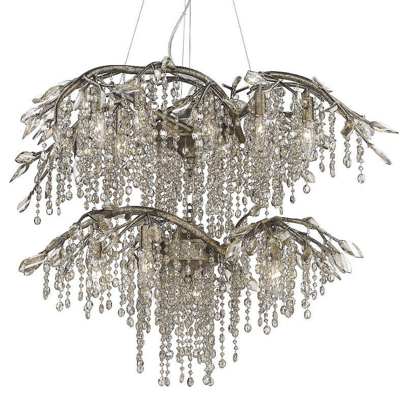 Mystic Gold Autumn Twilight Crystal 18-Light Chandelier