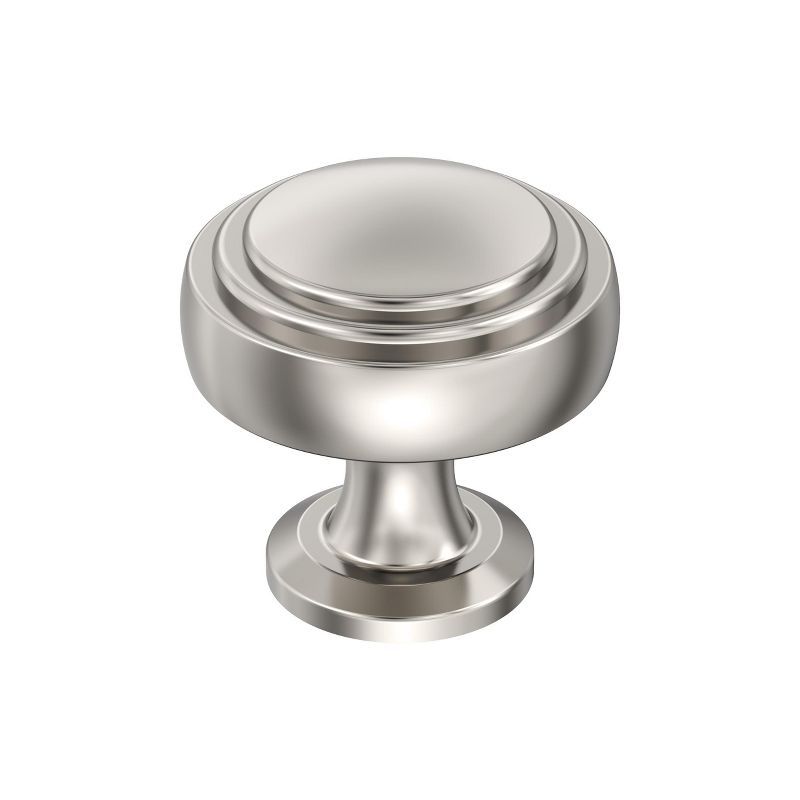 Polished Nickel 1-1/4 inch Cabinet Knob