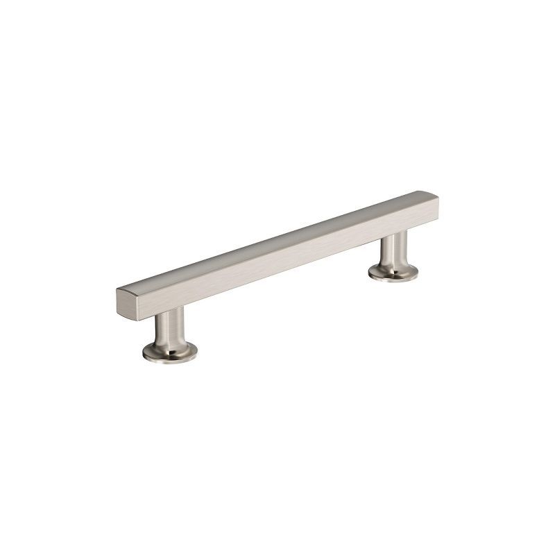 Satin Nickel 5-1/16 Inch Modern Cabinet Pull