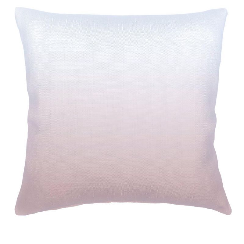 20x20 Pink Ombre Linen Throw Pillow with Down Insert