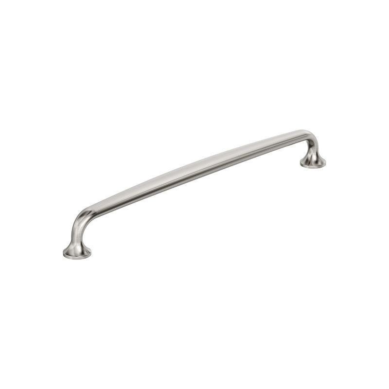 Satin Nickel 7-9/16 inch Modern Cabinet Pull