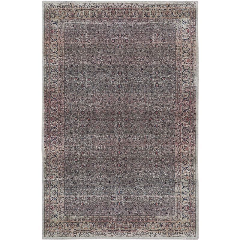 Emerald Elegance Flatwoven 4' x 6' Synthetic Easy-Care Rug