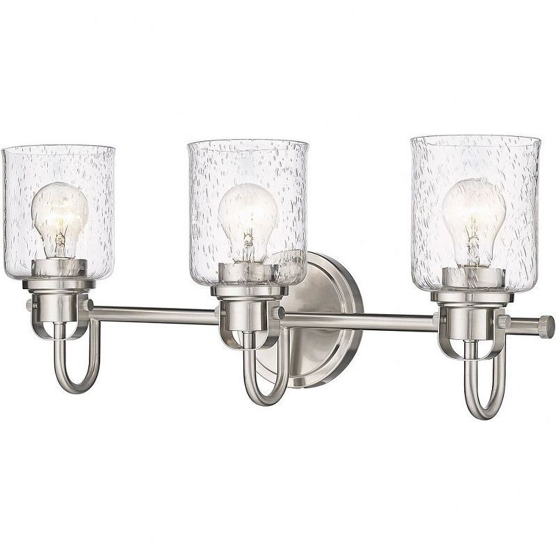 Kinsley Urban 3-Light Brushed Nickel Vanity Fixture