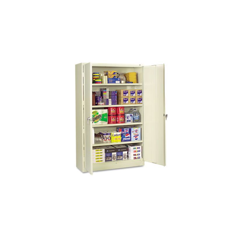 Putty Steel Lockable Office Cabinet with Adjustable Shelving