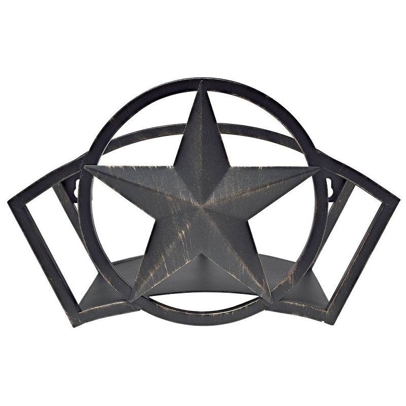 Bronze Star Wall Mounted Steel Hose Hanger