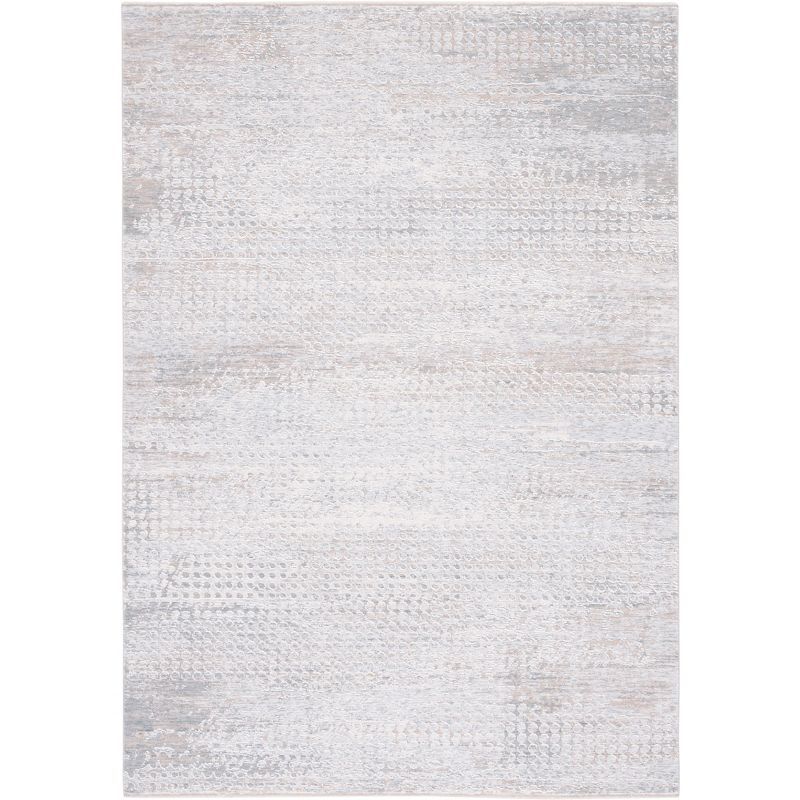 Marmara Modern Silken Gray 8' x 10' Stain-Resistant Area Rug