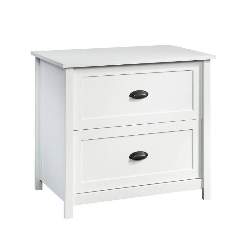 Soft White 2-Drawer Legal Size Lateral File Cabinet