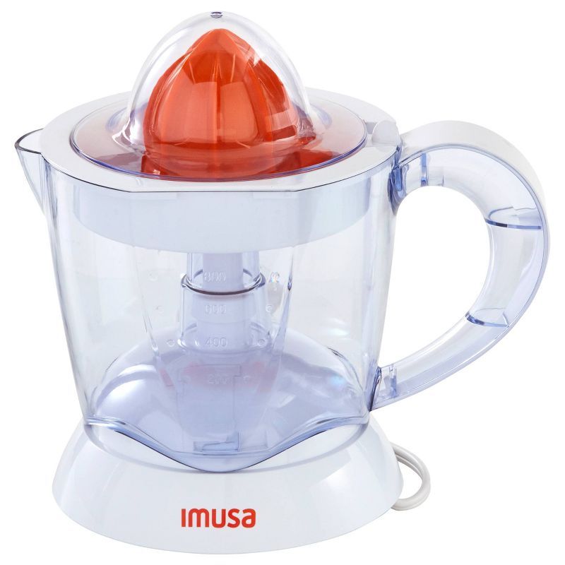 IMUSA 34oz White Electric Citrus Juicer with Reverse Function