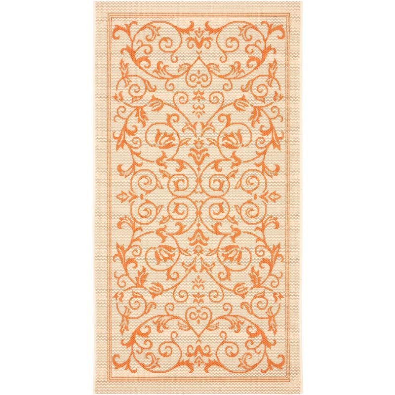 Natural Terra Square Synthetic Easy-Care Indoor/Outdoor Rug, 2'7" x 5'