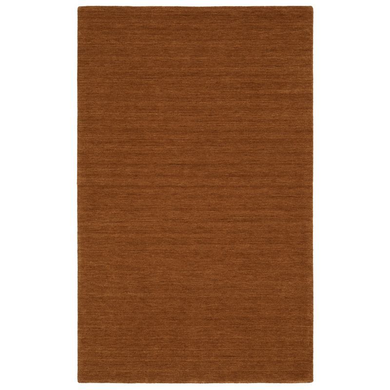 Aniston II Rust Hand-Tufted Wool 5' x 8' Area Rug