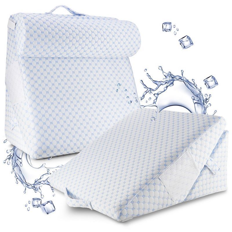 Cooling Gel Memory Foam Adjustable Wedge Pillow