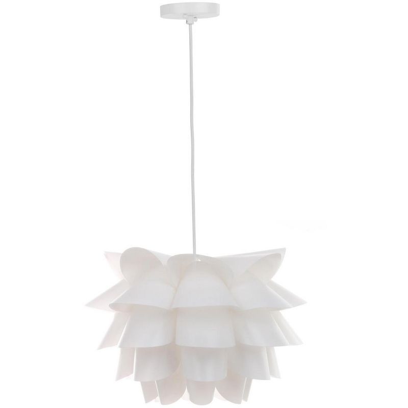 White Contemporary 17.25-Inch Pendant Light