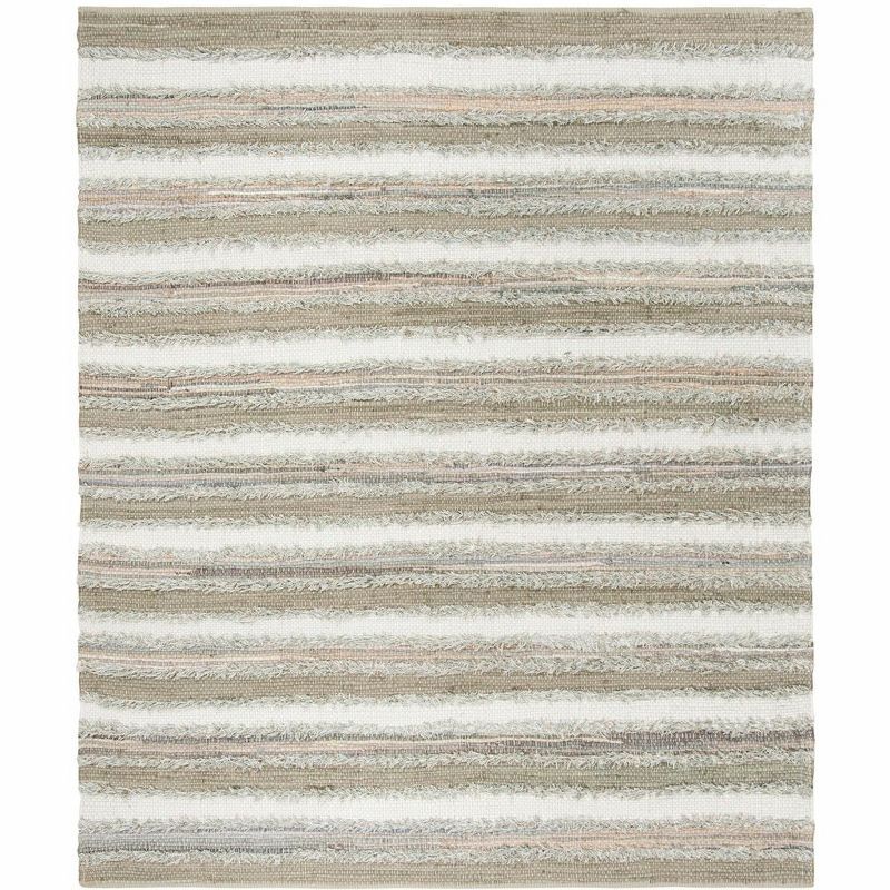 Coastal Breeze Multicolor Cotton 8' x 10' Handwoven Area Rug