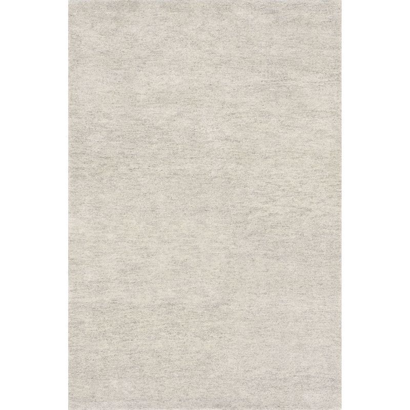 Ivory Handmade Wool 6' x 9' Non-slip Area Rug