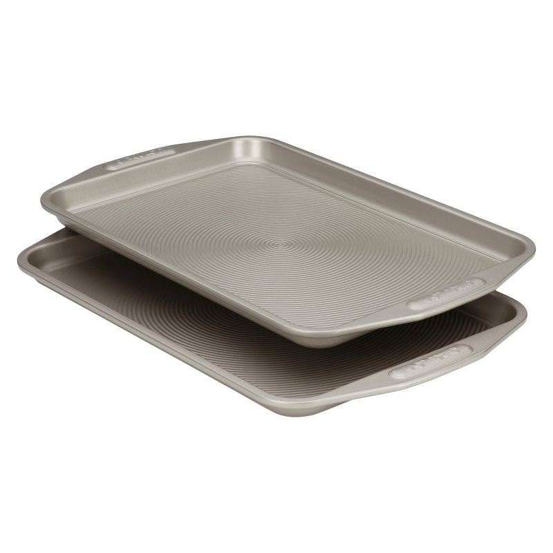 Gray Carbon Steel Non-stick Cookie Sheet Set