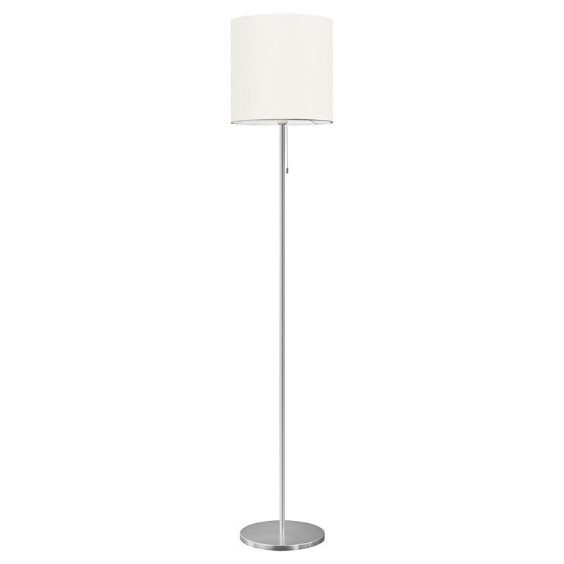 Sendo Modern Cream Drum Shade Aluminum Floor Lamp