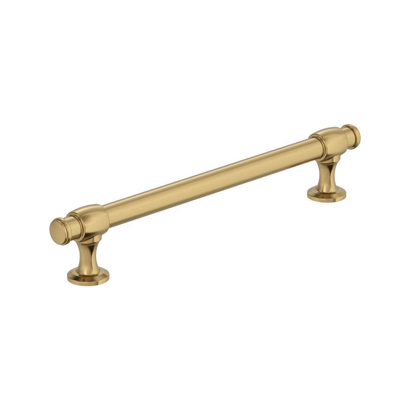 Champagne Bronze Modern Cabinet Drawer Pull with Mounting Hardware