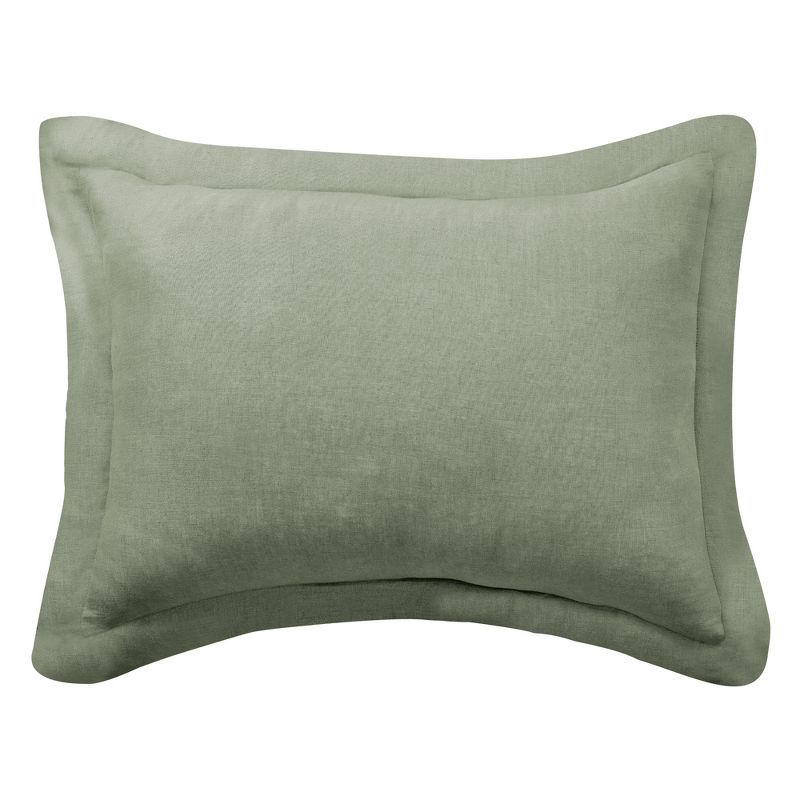 Desert Sage King Linen Sham with Pre-Washed Finish