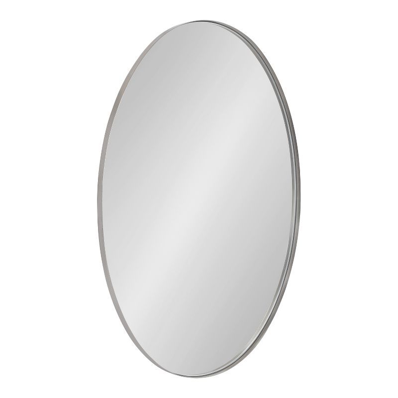 Rollo 30" Oval Silver and Gold Vanity Mirror