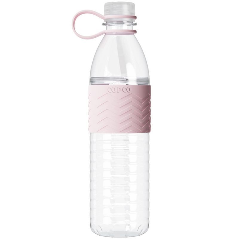 Light Pink 20 oz BPA-Free Tritan Sports Water Bottle with Textured Grip