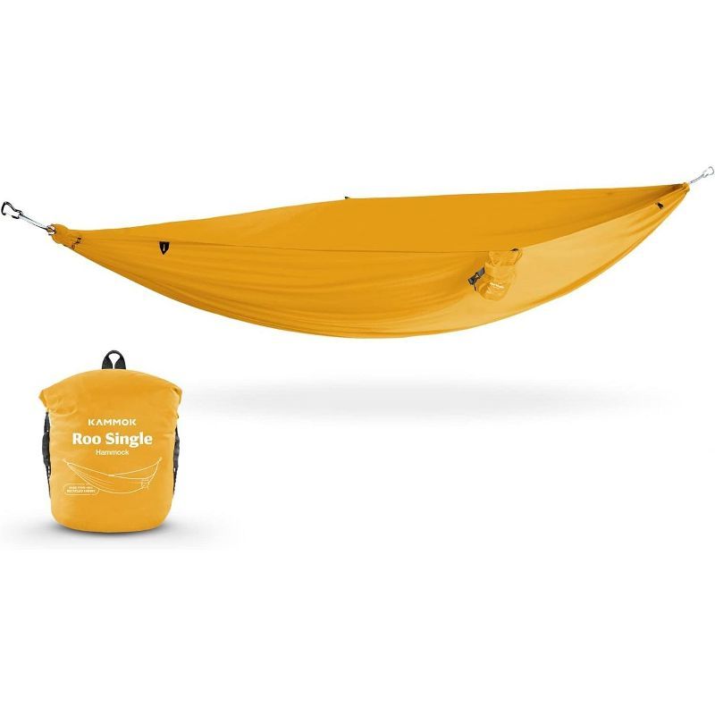 Sunflower Gold Single Hammock with Gear Loops and Stuff Sack