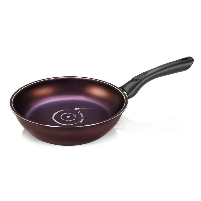 8-Inch Purple Aluminum Nonstick Frying Pan with Ceramic Coating