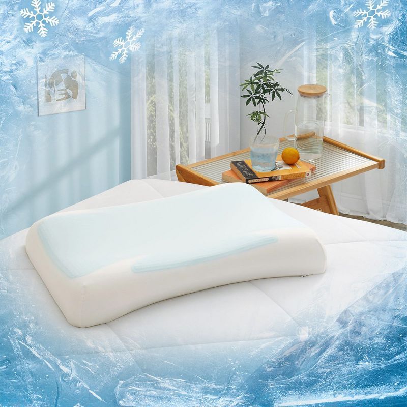 Cooling Gel-Infused Memory Foam Contour Pillow