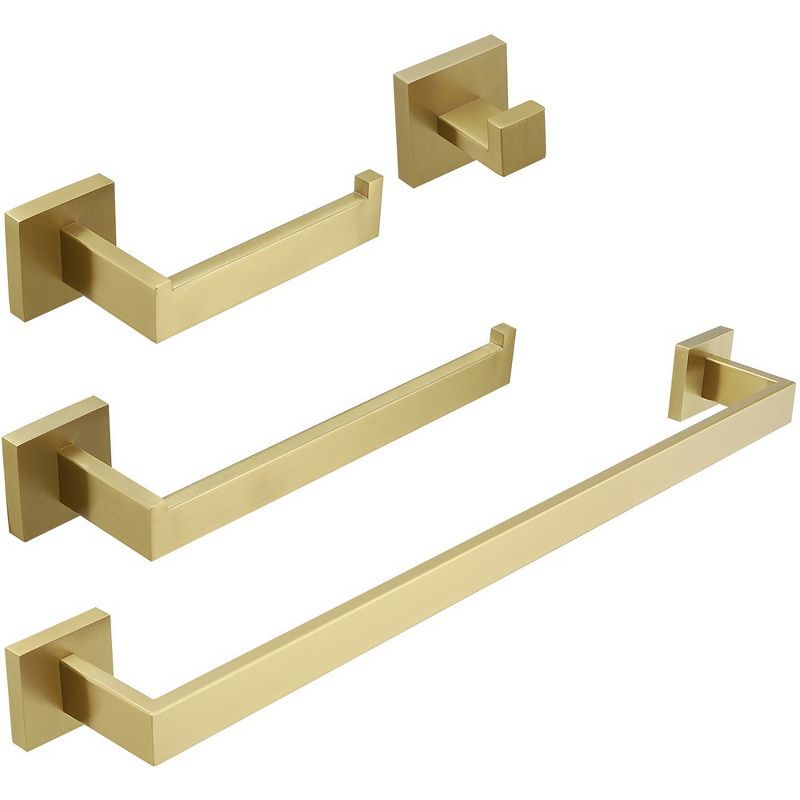 Brushed Gold 24-Inch Metal Bathroom Hardware Set