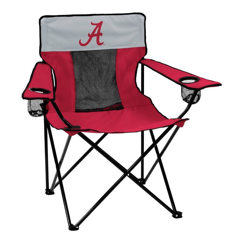 Crimson Tide Red and Gray Collapsible Camping Chair