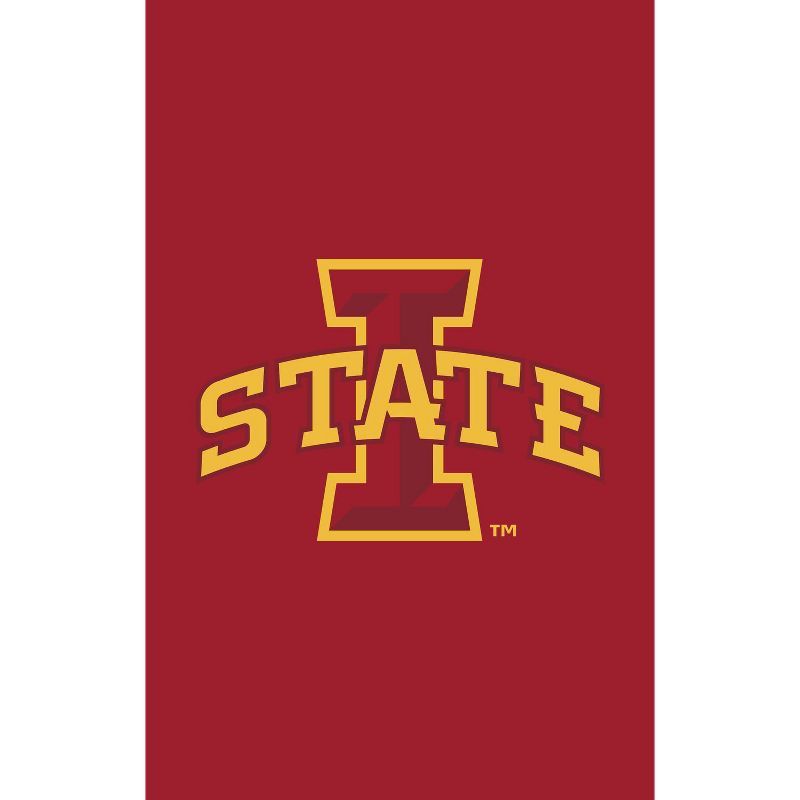 Iowa State University Red and Yellow Nylon Garden Flag