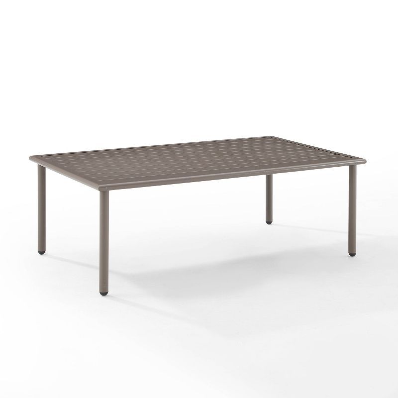 Cali Bay Light Brown Steel Outdoor Coffee Table