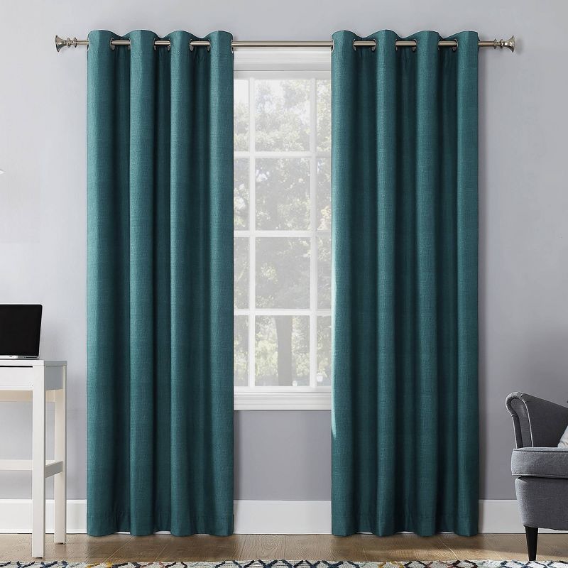 Sun Zero Blackout Duran Thermal Insulated Grommet Curtain Panel