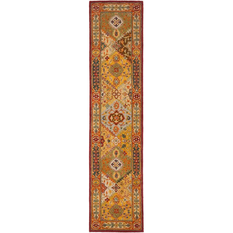 Heritage Multi-Color Hand-Tufted Wool Runner Rug