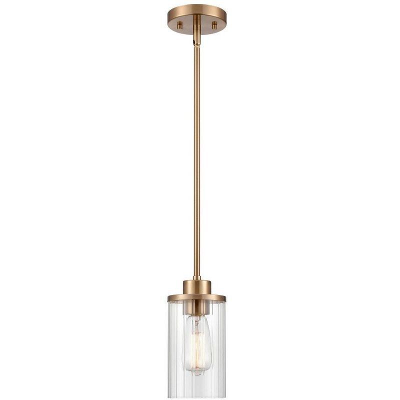 Modern Gold Glass Mini Pendant Light