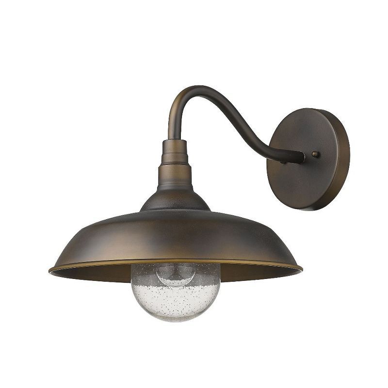 Bronze Dimmable Direct Wired Electric Sconce