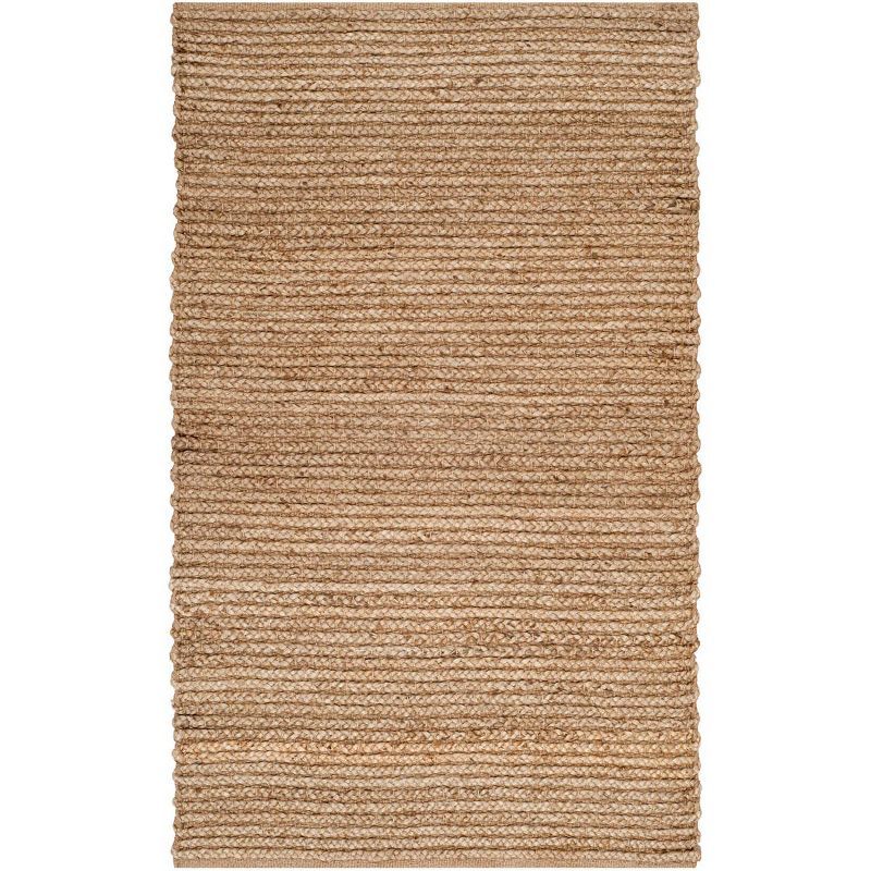 Cape Cod Natural Jute Handwoven 4' x 6' Area Rug