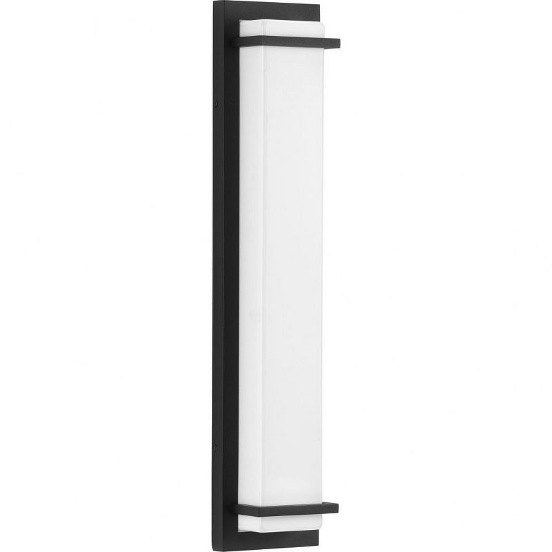 Black Aluminum 23.5" Dimmable LED Outdoor Sconce