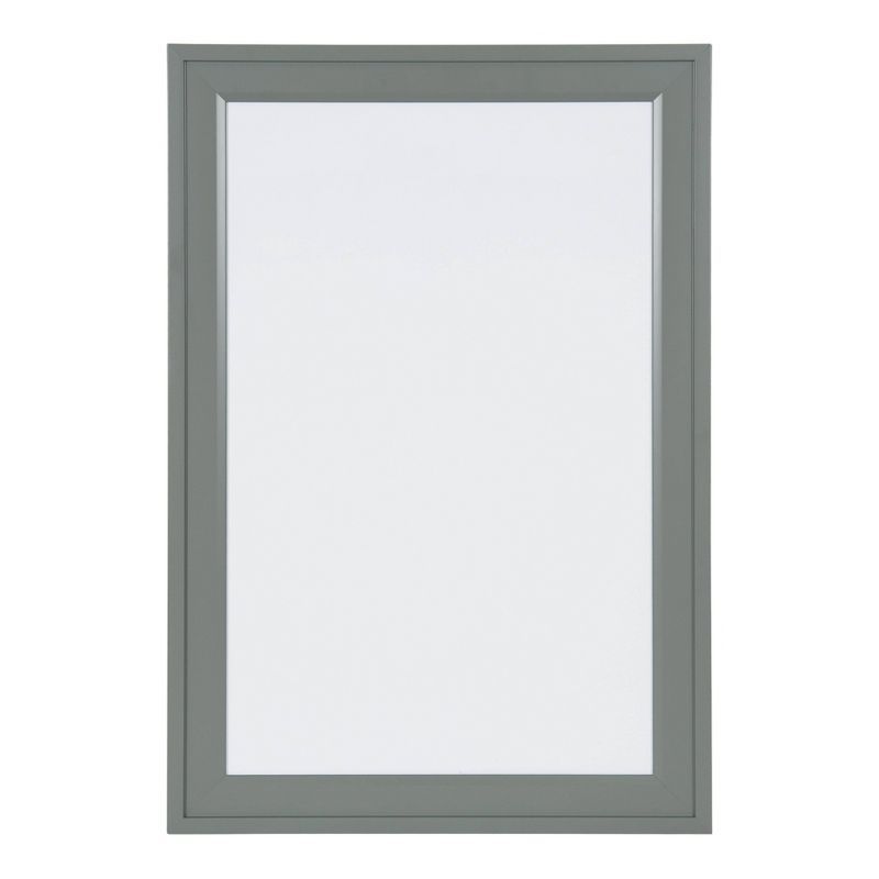 Gray Framed Magnetic Dry Erase Board 18.5x27.5