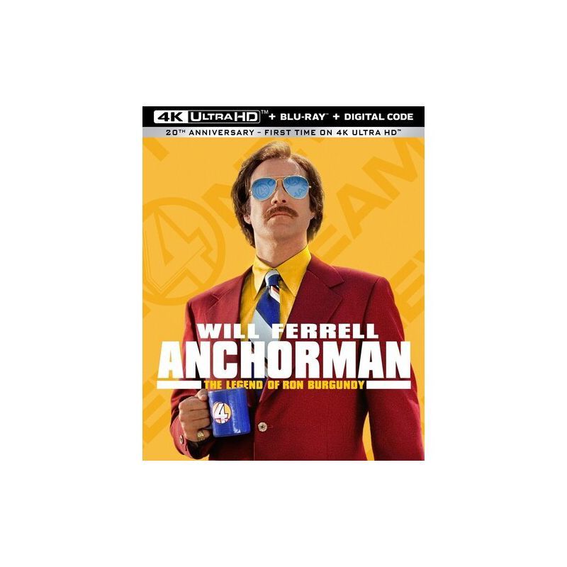 Anchorman: The Legend of Ron Burgundy 4K UHD Blu-ray Box Set