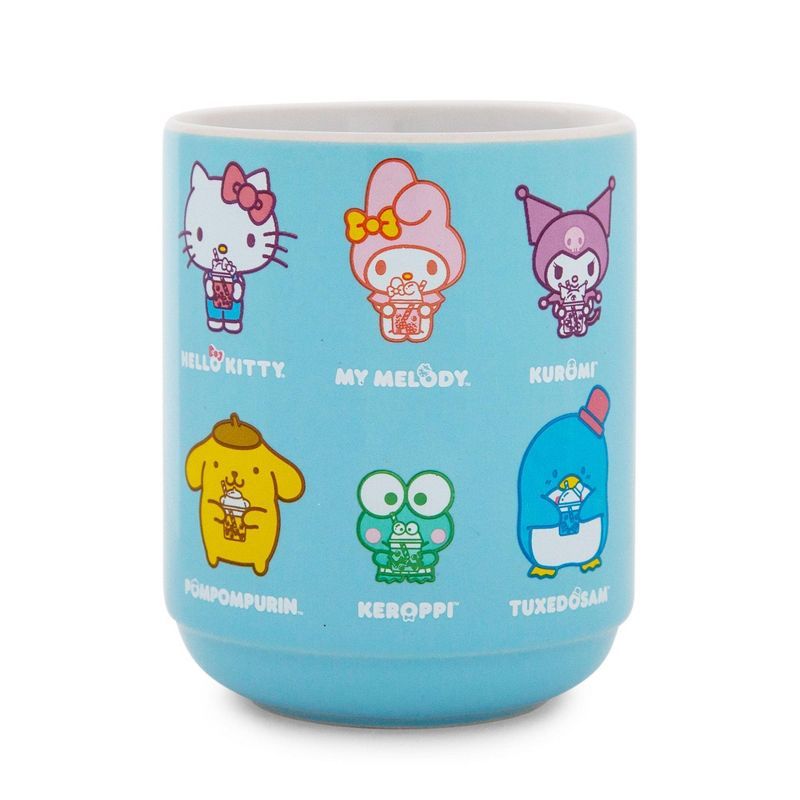 Hello Kitty and Friends Blue Ceramic Tea Cup, 9 Ounces